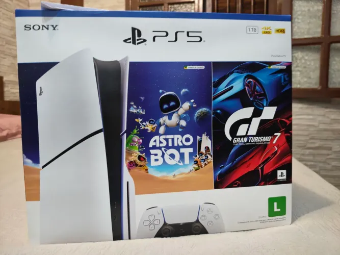 Vídeo game Playstation 5 1 TB lacrado com nota fiscal.