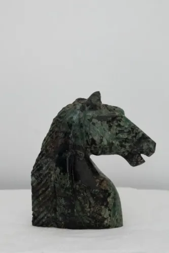 Cabeça de cavalo - jade verde