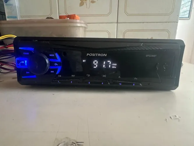 Aparelho de som automotivo 1 Din universal Pósitron 