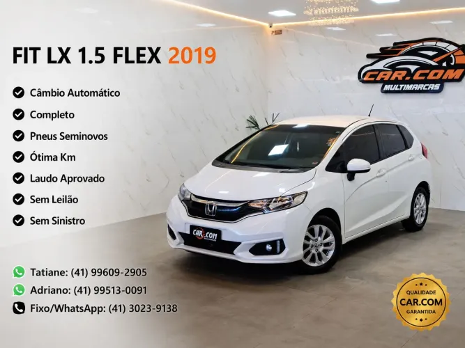 Honda Fit LX 1.5 Flexone 16V 5P Aut. 2019