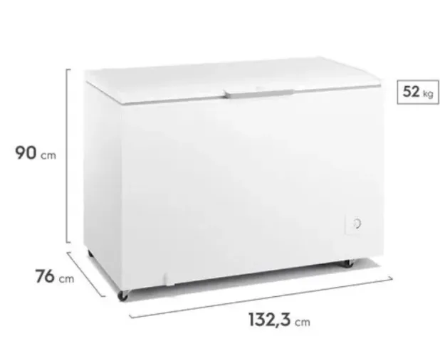 Freezer Horizontal Electrolux 400L Inverter. 127V