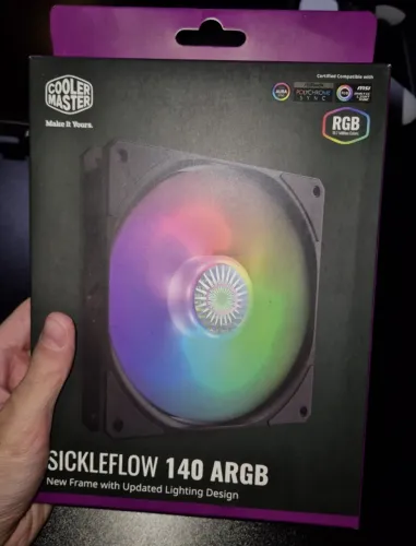 Fan Cooler Master Sickleflow 140 ARGB - Seminova