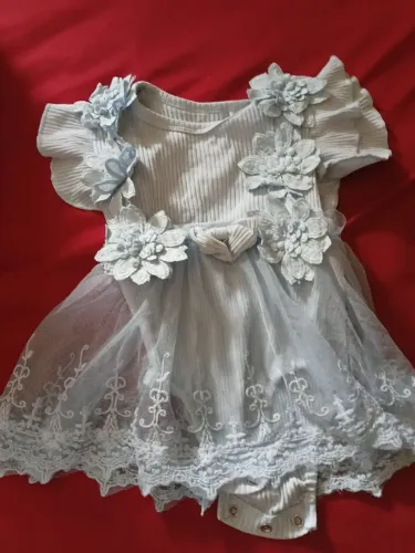 Vestido menina recém nascido