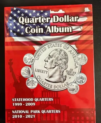 Album Quarter Dollar - Statehood Quarters 1999-2009 - National Park Quarters 2010-2021