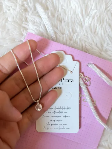 Cordão de prata 