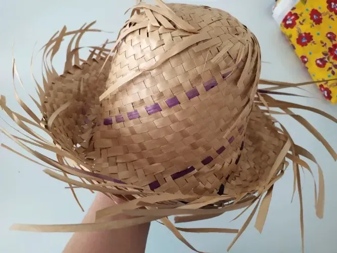 Kit 3 Chapéus de Palha para Festa Junina Arraiá (Bangu)