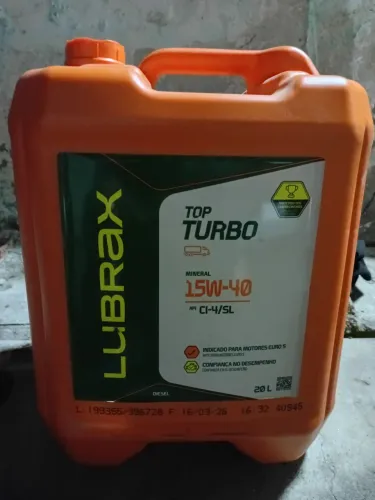 Galão de óleo 15w40lubrax