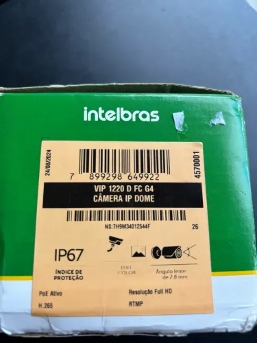 Câmera Intelbras VIP 1220 D Fc 