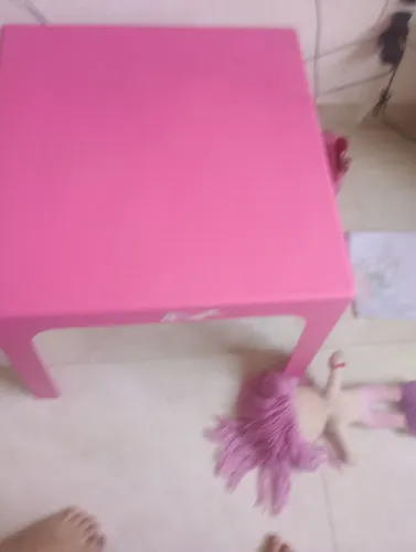 mesa infantil feminino Rosa