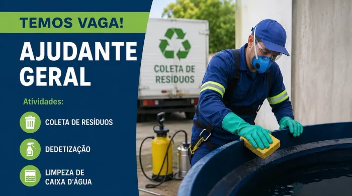 Vaga de ajudante geral