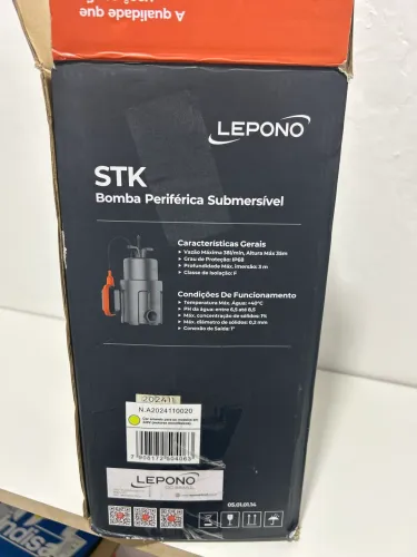 Bomba periférica submersível STK