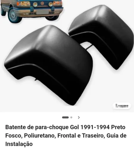 PAR BATENTE PARACHOQUE GTI/GTS- GOL/PARATI/VOYAGE  91 A 94