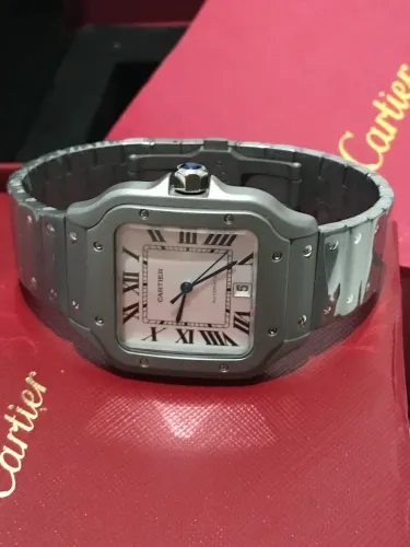 RELÓGIO CARTIER TITANIUM AUTOMÁTICO (NOVO)