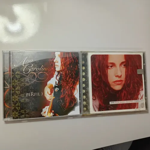 2 CDs Ana Carolina- Perfil e Ana Rita Joana Iracema e Carolina