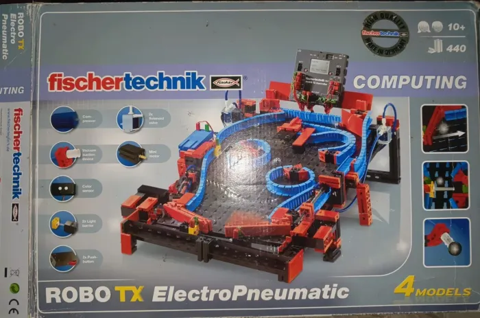 Kit educacional de robótica pneumática | Fischertechnik