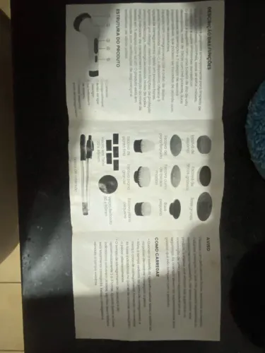 Vendo escova de limpeza elétrica 7 em 1 - em estado perfeito!