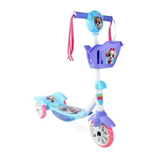 Patinete com led happy pet