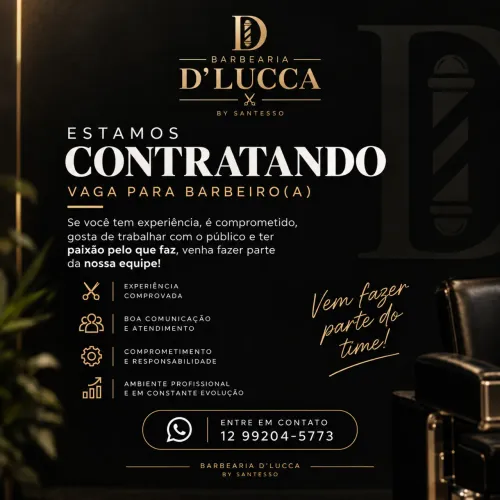 Contrata-se barbeiro