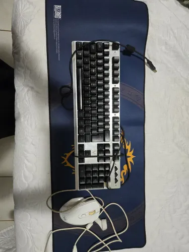 Kit Gamer Completo - Teclado Mecânico + Mouse Gamer + Mousepad Grande
