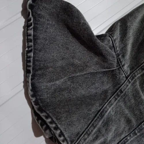 Tomara que caia jeans preto tomara que caia feminino tamanho P