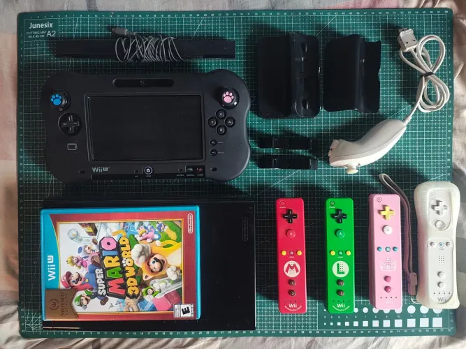Nintendo Wii U Deluxe Completão (aceito troca)