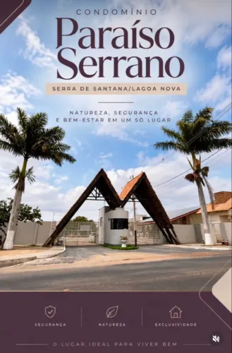 LOTE À VENDA - CONDOMÍNIO PARAÍSO SERRANO | LAGOA NOVA/RN