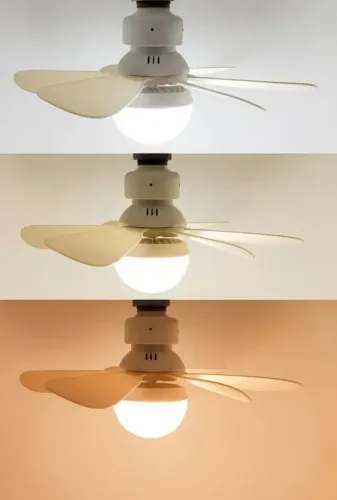 Lâmpada led de 80w com ventilador de teto 