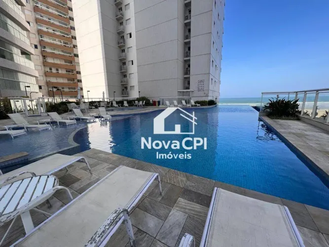 Apartamento Mobiliado à Venda no Boqueirão em Praia Grande Vista Total para o Mar e Lazer