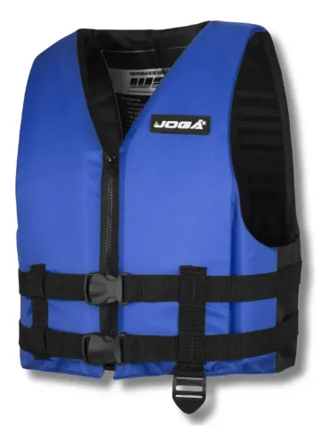 Colete Wave Salva Vidas Adulto Até 110kg Flutuação Jogá Eaf Azul