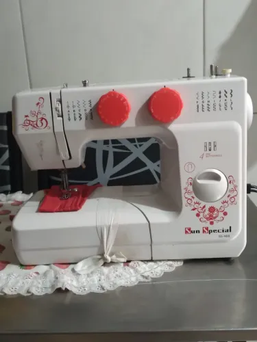 Máquina de Costura Sun Special SS-988 Semi Nova | Pontos Retos e Zig-Zag