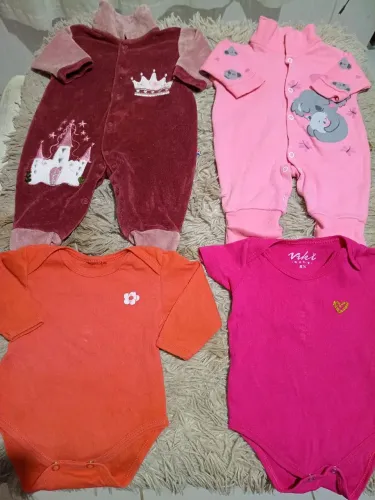 Lote roupas bebê menina