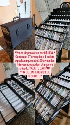 Kit Para Ótica - Armações e Maleta