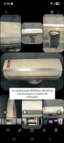 Ar condicionado split 9.000 btus 