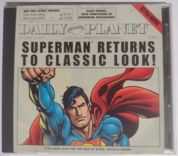 Guia de Estilo em CD raro - Superman '98 Style Guide