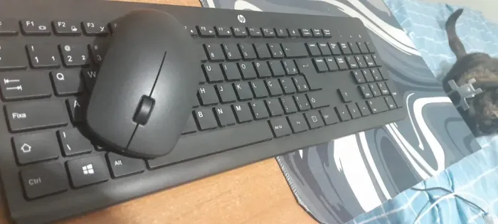 Teclado e mouse da HP sem fio