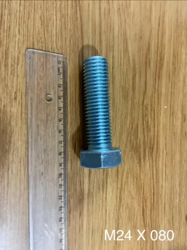 Parafusos Sextavado M24 X 80 Caixas com 10 unidades