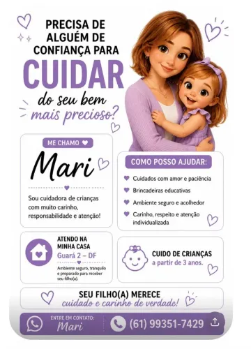 Cuida-se de crianças 