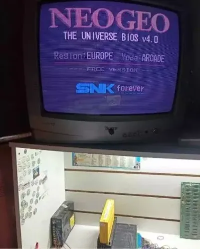 placa fliperama NEOGEO MV1SC COM UNIBIOS 4.0 COM CARTUCHO MULTIJOGOS 150 IN 1
