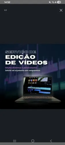 Edição de vídeos 