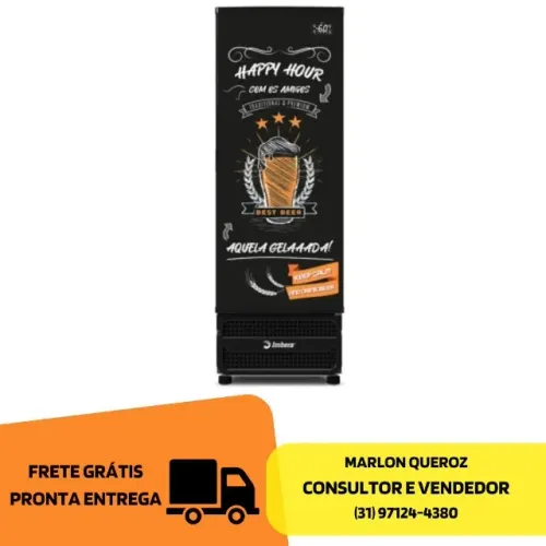 Cervejeira Imbera 560L Porta de Vidro Nova