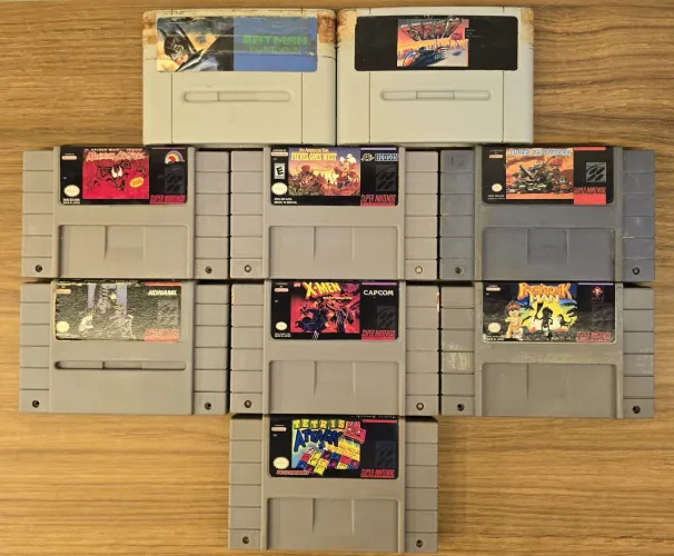 LOTE DE JOGOS SUPER NINTENDO
