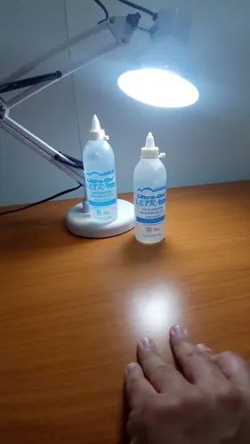 2 géis para ultrassom + caixa de preservativo sem lubrificante 46 unid