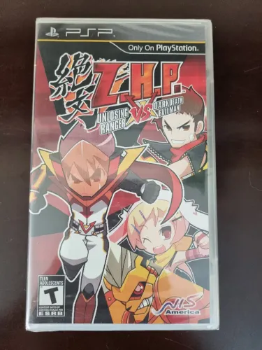 ZHP Unlosing Ranger Vs. Darkdeath Evilman PSP Novo Lacrado