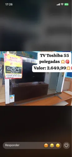 Tv 55 plg Android /$2650,00