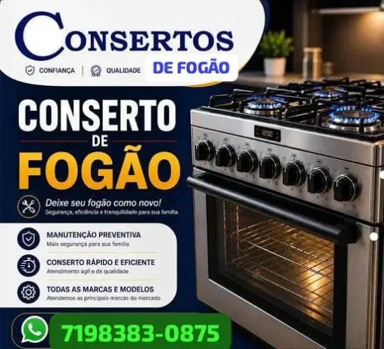 CONSERTO DE FOGÃO E MANUTENÇÃO SALVADOR 
