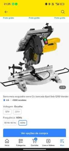 Serra meia esquadril