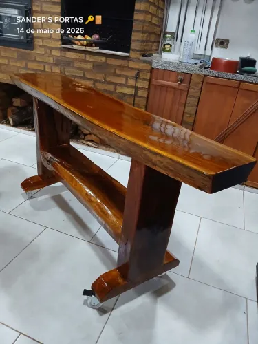 MESA APARADOR RUSTICO