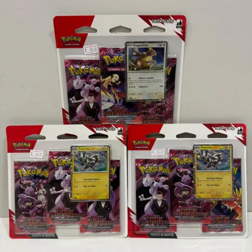 Triple Pack Rivais Predestinados Pokémon TCG - FFSTOREGAMES