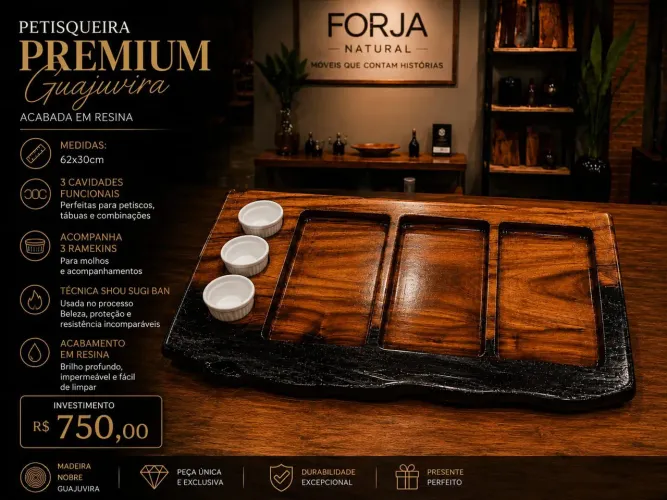 Petisqueira Rústica Maciça