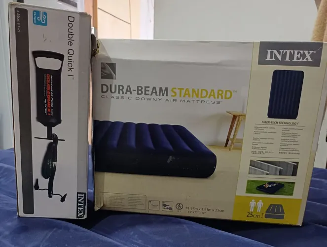 Vendo colchão de casal inflável da marca intex